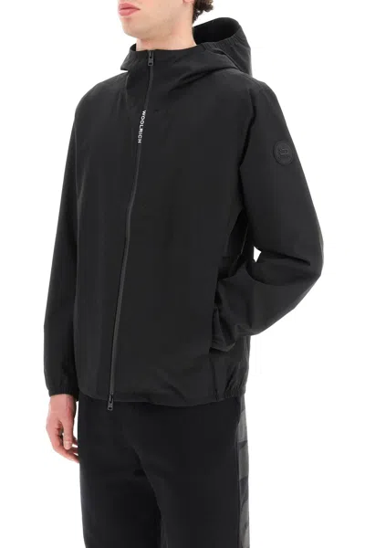 Shop Woolrich Pacific Two Layers Jacket In Black