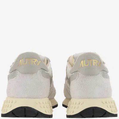 Shop Autry Reelwind Sneakers In Bianco/nero