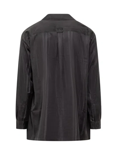 Shop Y-3 Oversize Fit Shirt With Logo In Black