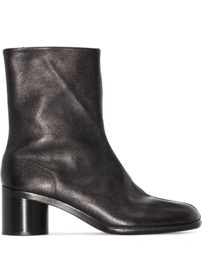 Shop Maison Margiela Tabi 60mm Ankle Boots In Black