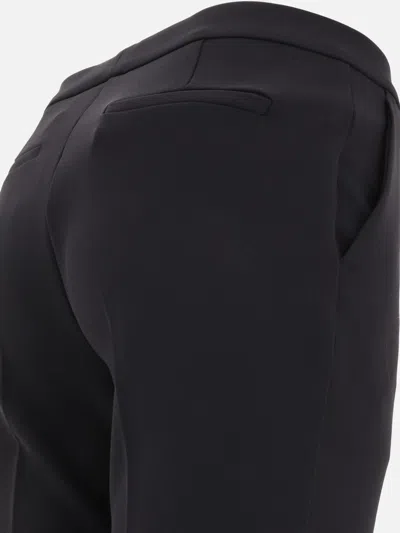Shop Pinko "oliena" Technical Crêpe Pants In Black
