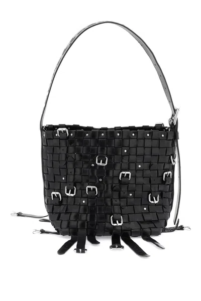 Shop Alexander Wang Hobo Lock Medium Handbag In Black