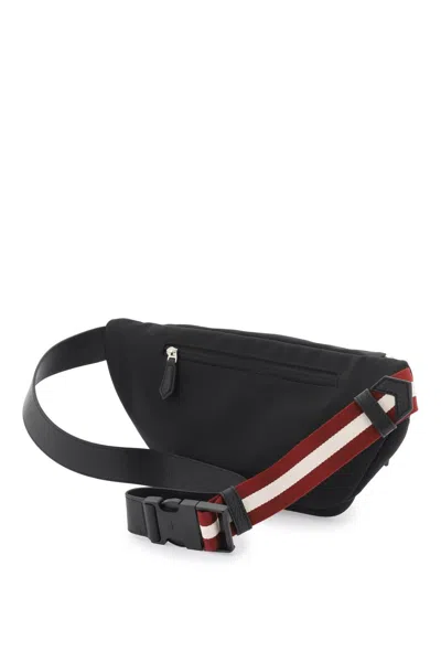 Shop Bally Code Fanny Pack In Black