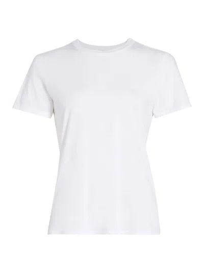 Shop Nili Lotan Women's Mariela Cotton Crewneck T-shirt In White