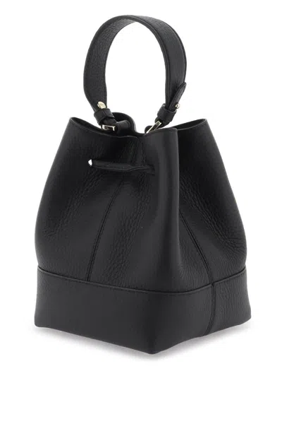 Shop Strathberry Lana Osette Bucket Bag In Black