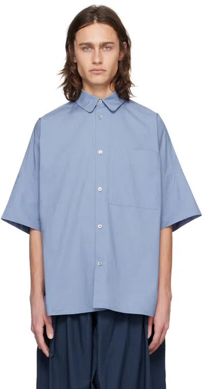 Shop Toogood Blue 'the Tinker' Shirt
