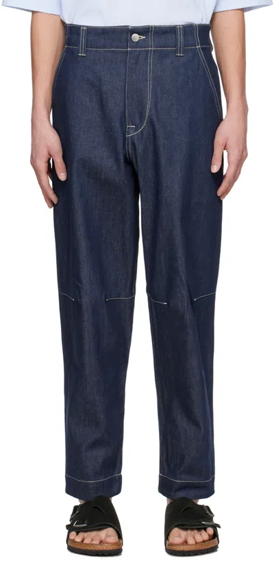 Toogood Indigo 'the Engineer' Jeans In Indigo