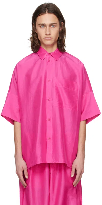 Shop Toogood Pink 'the Tinker' Shirt In Cerise