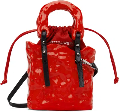 Shop Ottolinger Red Signature Ceramic Bag