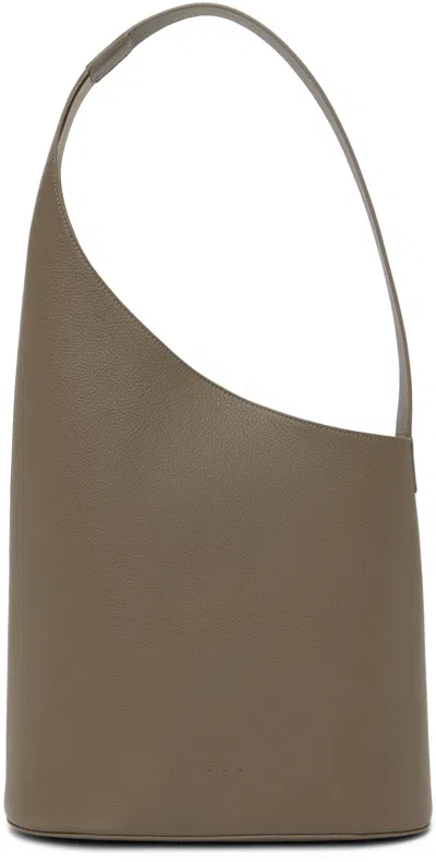 Shop Aesther Ekme Taupe Lune Tote In 216 Grain Earth