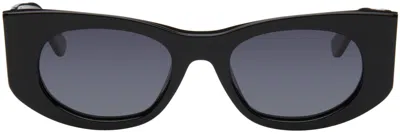 Shop Anine Bing Black Madrid Sunglasses