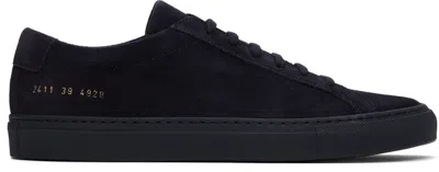 Shop Common Projects Navy Original Achilles Sneakers In 4928 Navy