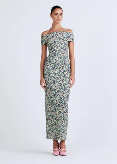 Shop Derek Lam Nanette Rib Foldover Maxi Dress