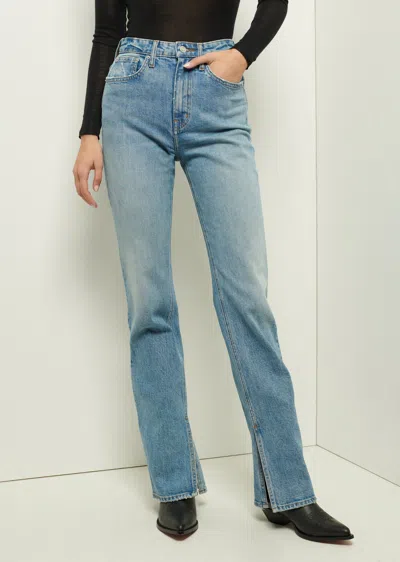 Shop Derek Lam Frankie Ultra High Rise Straight Leg Jeans