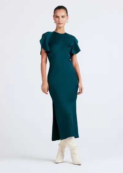 Shop Derek Lam Lyra Petal Sleeve Midi Dress