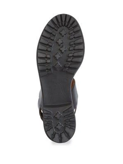Shop Givenchy Ursa Leather Platform Slingback Sandals In Black