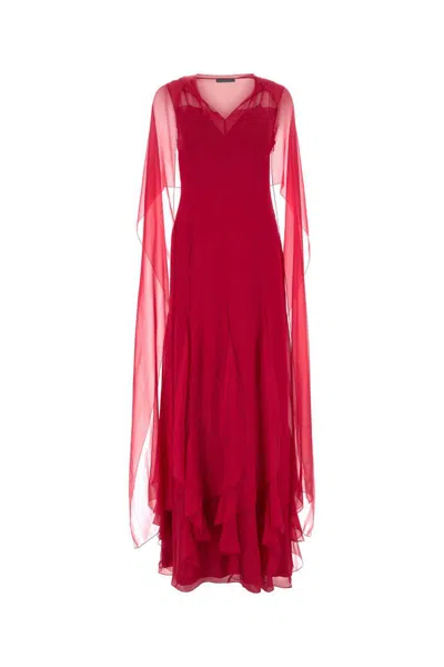 Shop Alberta Ferretti Long Dresses. In Pink