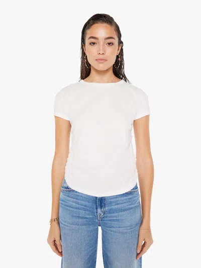 Shop Mother The It's A Cinch Bright T-shirt In White - Size X-large