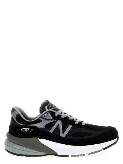 Shop New Balance 990v6 Sneakers Black