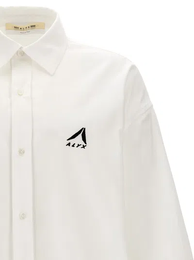 Shop 1017 Alyx 9 Sm Oversized Logo Shirt, Blouse White