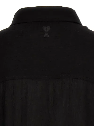 Shop Ami Alexandre Mattiussi Sleeveless Shirt Shirt, Blouse Black