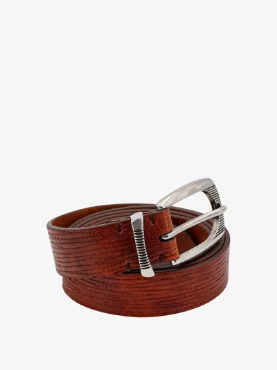 Shop Brunello Cucinelli Man Belt Man Brown Belts