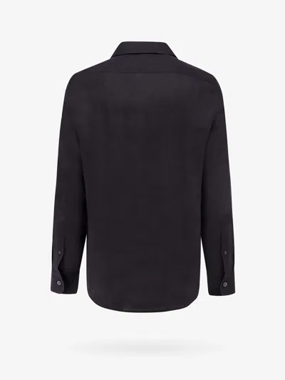 Shop Brunello Cucinelli Man Shirt Man Black Shirts