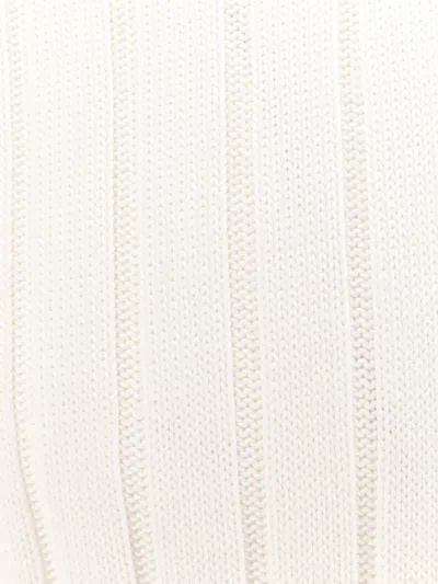 Shop Brunello Cucinelli Man Sweater Man White Knitwear