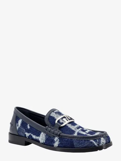 Shop Fendi Man O' Lock Man Multicolor Loafers