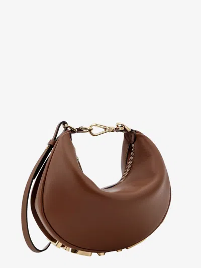 Shop Fendi Woman Mini Graphy Woman Brown Handbags