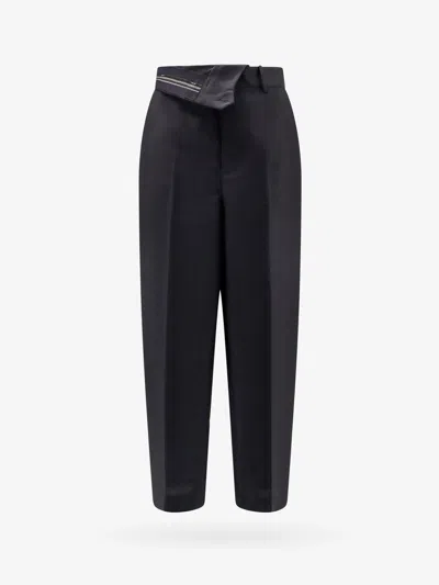 Shop Fendi Woman Trouser Woman Black Pants