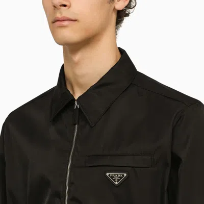 Shop Prada Black Re-nylon Jacket Men