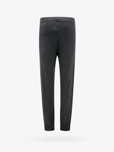Shop Saint Laurent Woman Trouser Woman Grey Pants In Gray