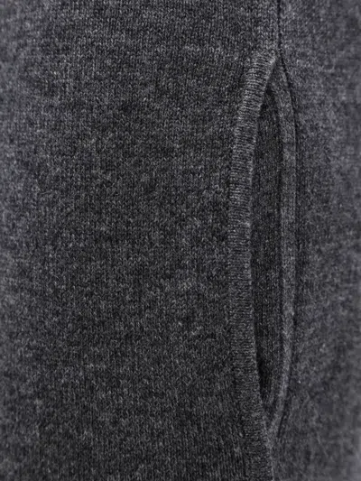 Shop Saint Laurent Woman Trouser Woman Grey Pants In Gray