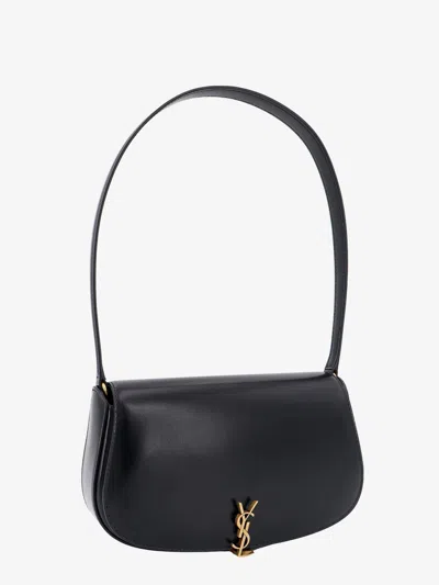 Shop Saint Laurent Woman Voltaire Woman Black Shoulder Bags