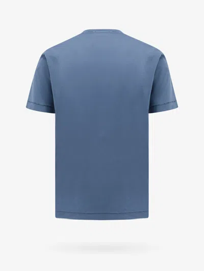 Shop Stone Island Man T-shirt Man Blue T-shirts