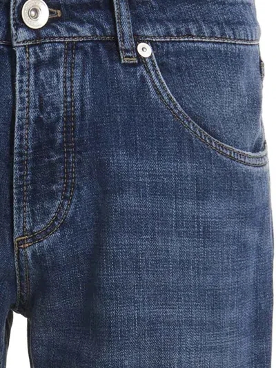 Shop Brunello Cucinelli Stone Wash Denim Jeans In Blue