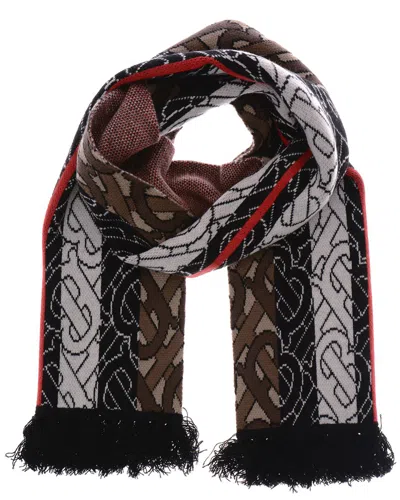 Shop Burberry Scarf Scarves Foulard In Brown