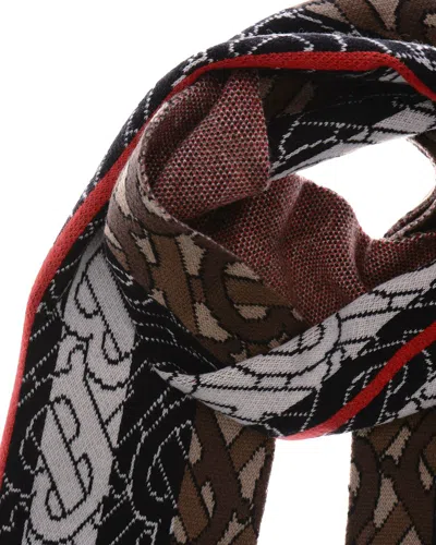 Shop Burberry Scarf Scarves Foulard In Brown
