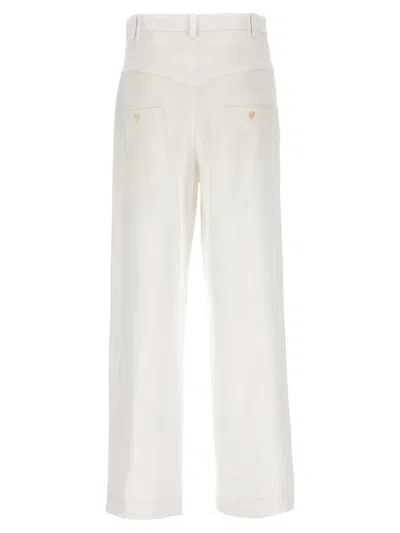 Shop Isabel Marant 'staya' Trousers In White