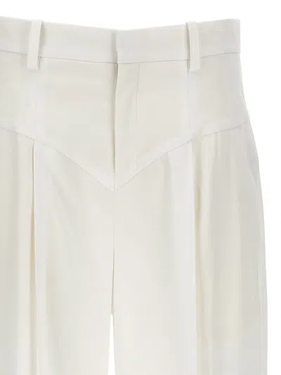 Shop Isabel Marant 'staya' Trousers In White