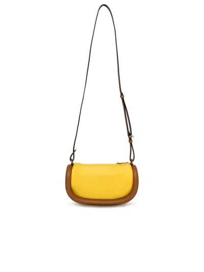 Shop Jw Anderson J.w. Anderson Two-tone Leather Bag In Yellow