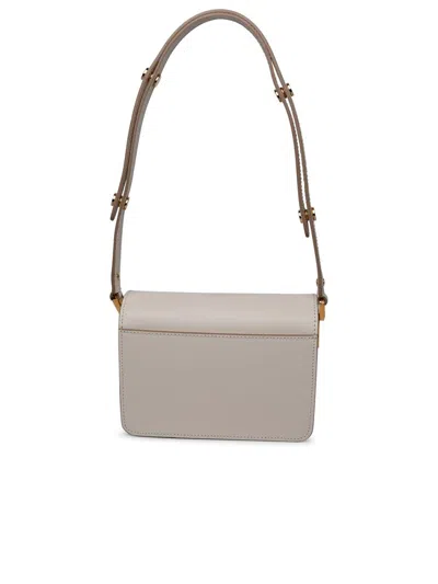 Shop Marni Ivory Leather Bag In Avorio