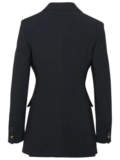 Shop Max Mara 'pliny' Black Acetate Blend Jacket