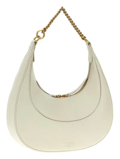 Shop Pinko 'classic Brioche Bag Hobo' Shoulder Bag In White