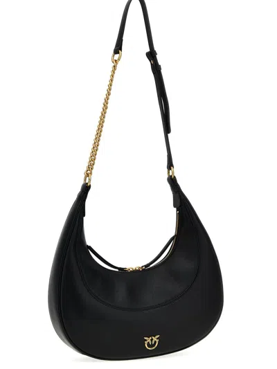 Shop Pinko 'classic Brioche Bag Hobo' Shoulder Bag In Black