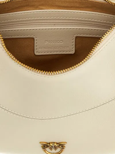 Shop Pinko 'classic Brioche Bag Hobo' Shoulder Bag In White