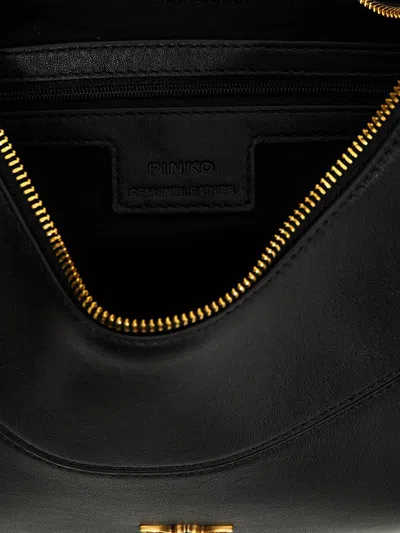 Shop Pinko 'classic Brioche Bag Hobo' Shoulder Bag In Black