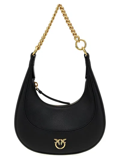 Shop Pinko 'mini Brioche Bag Hobo' Handbag In Black