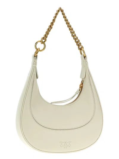 Shop Pinko 'mini Brioche Bag Hobo' Handbag In White